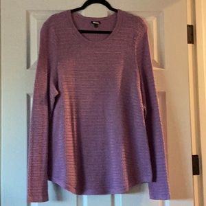 Lavender tunic/sweater